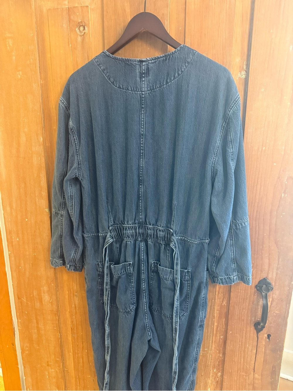 GAP Denim Utility Jumpsuit - Dark Blue - Picture 4 of 5